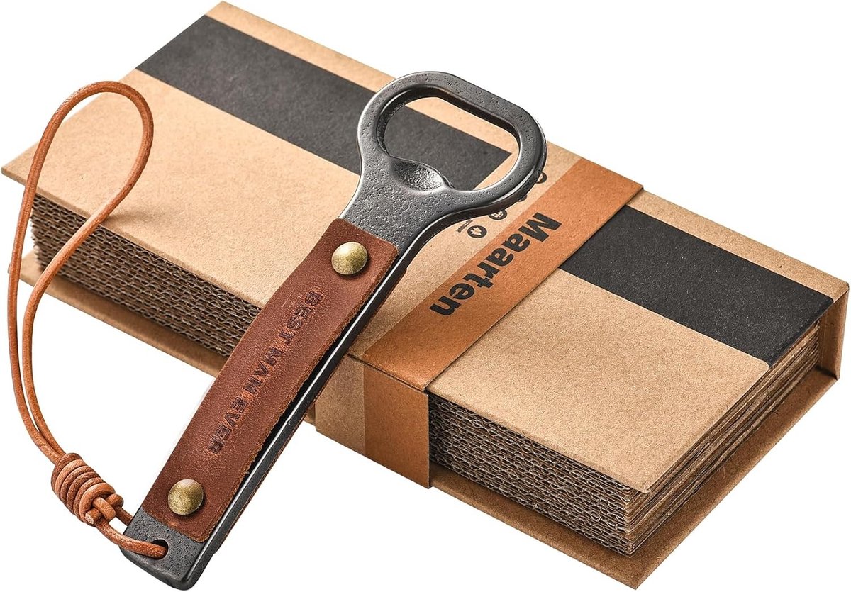 Flesopener - Zwart - Handige en Duurzame Keukenaccessoire - Voor Thuis en Feestjes