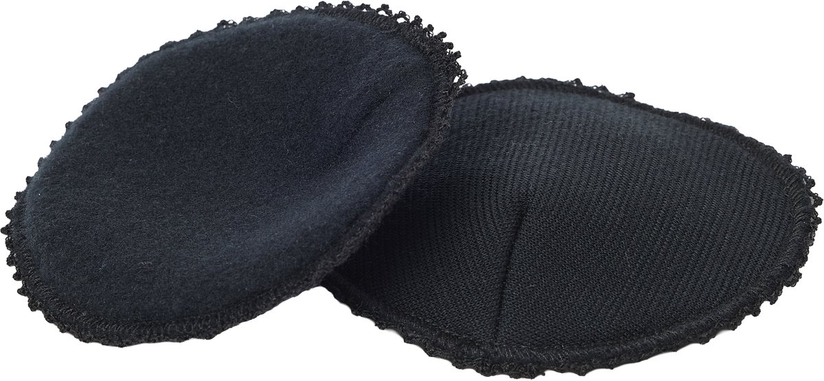 Smallstuff Borstvoedingspads Maat L - Merinowol - Black