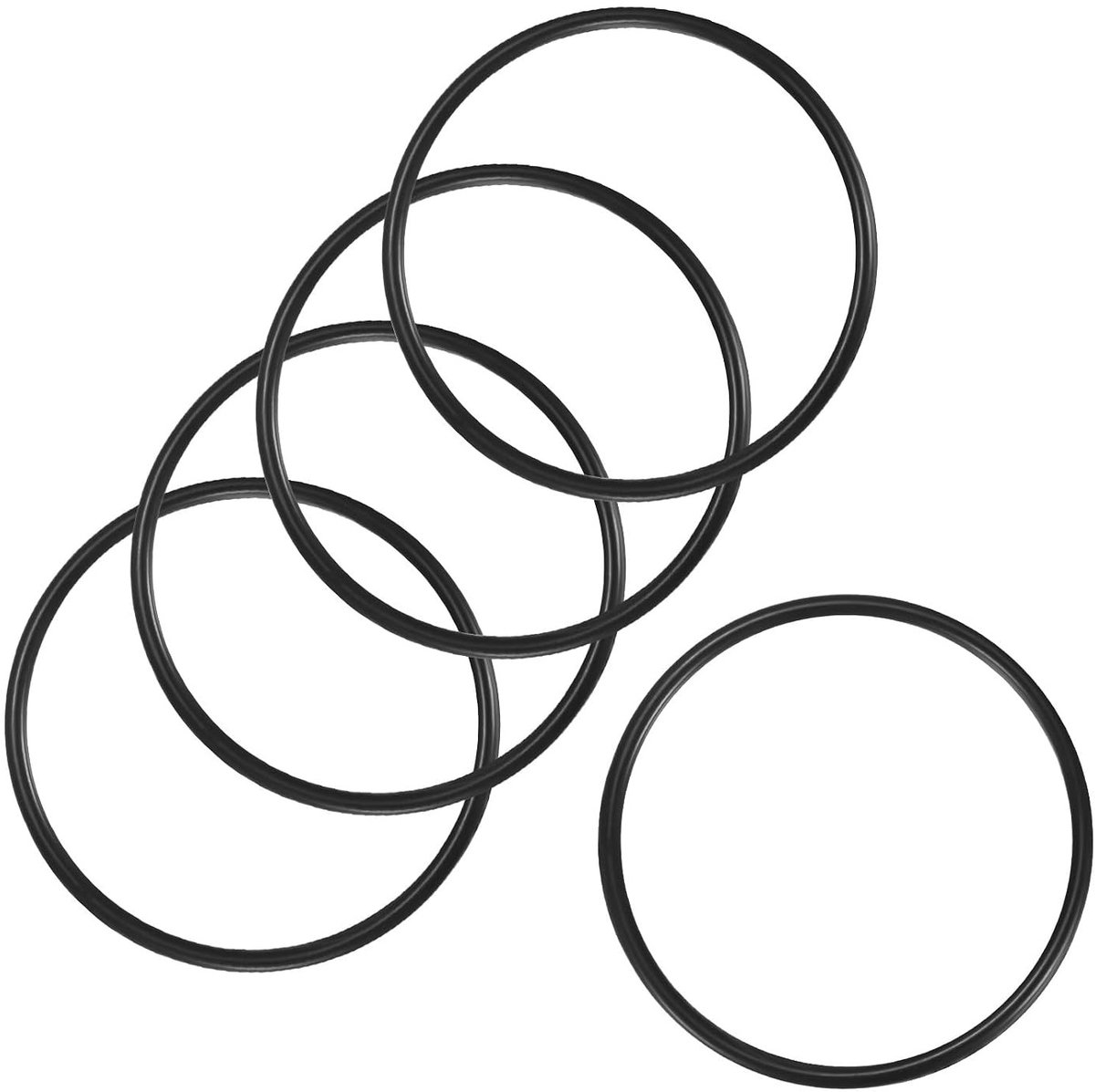 5 Stuks Nitrilrubber O-ringen voor Afdichting - 77 mm Binnendiameter, 85 mm Buitendiameter, 4 mm Breedte - Geschikt voor Automobielen, Sanitair en Luchttoepassingen