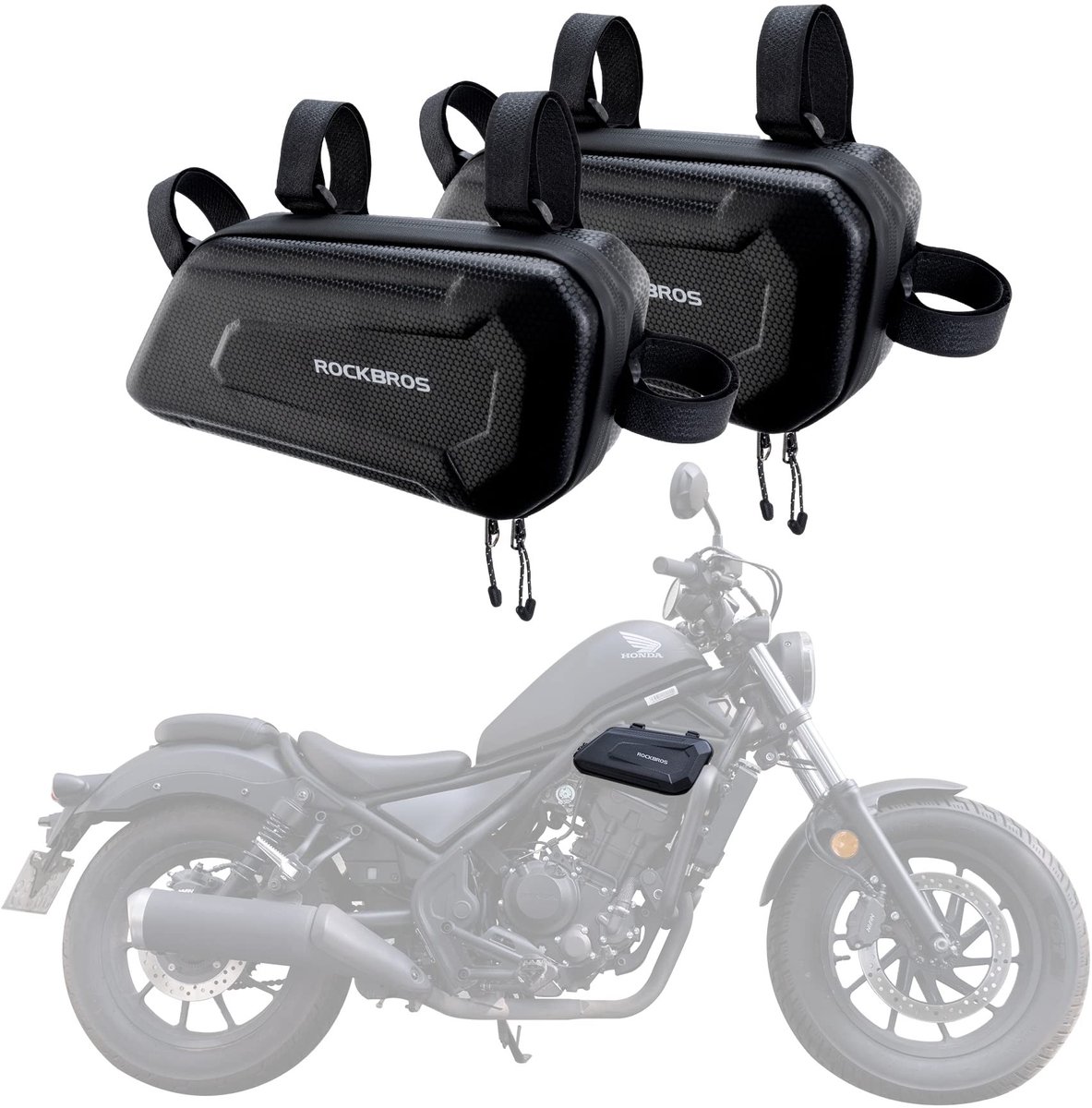 Omgoods - Motorfiets Zijtas voor Opslag met Ritssluiting