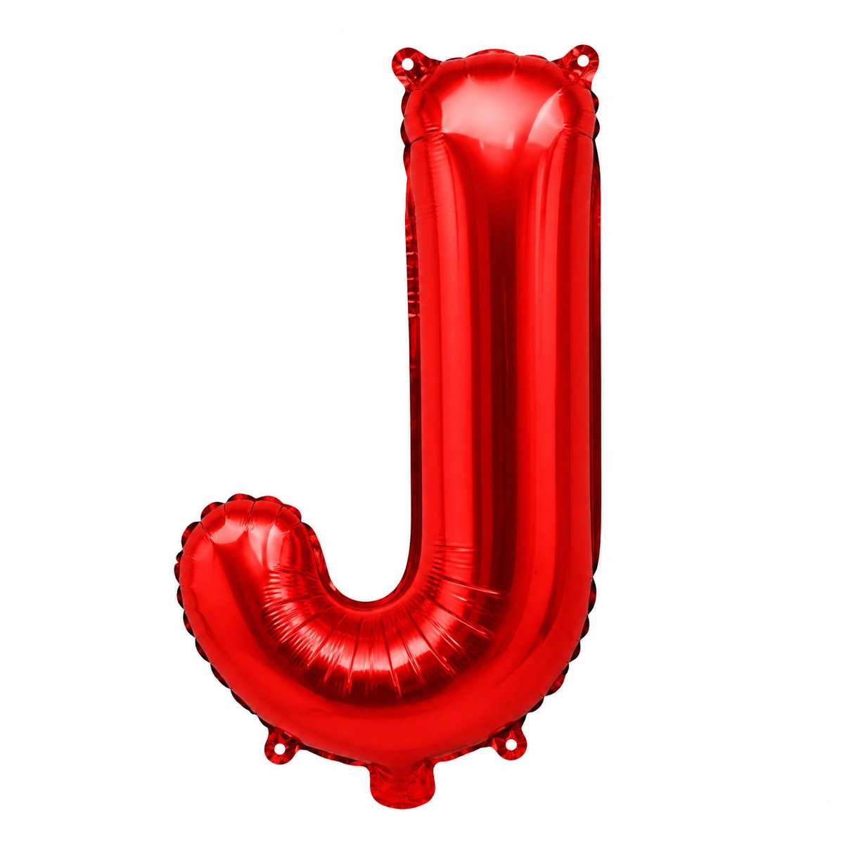 Fienosa Letterballon J Rood – 40 cm – Folieballon Letter J – Verjaardag Versiering – Feestdecoratie