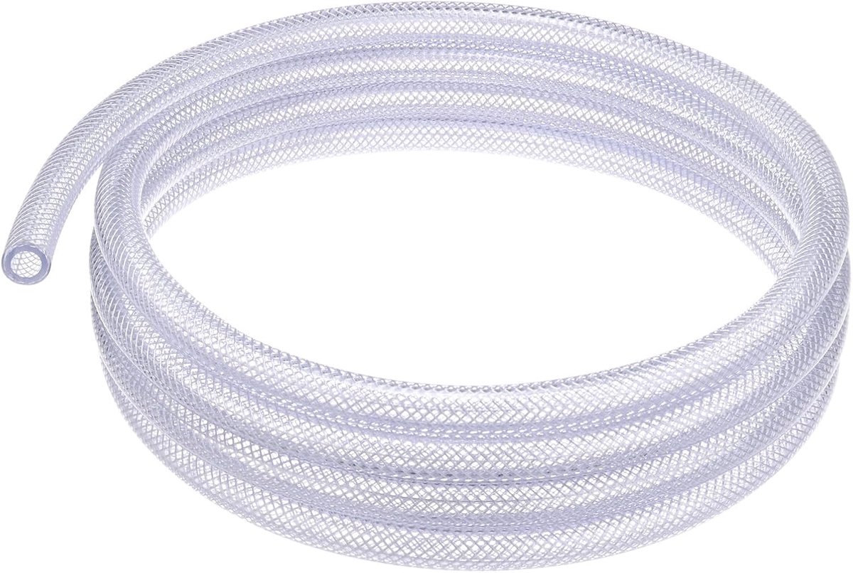 3/8" ID x 5/8" OD pvc-Buis, 10 Voet Hoge druk Gevlechte Duidelijke Flexibele pvc-Buizenstelsel voor Water, Olie, Luchtlijnen het Uitdelen