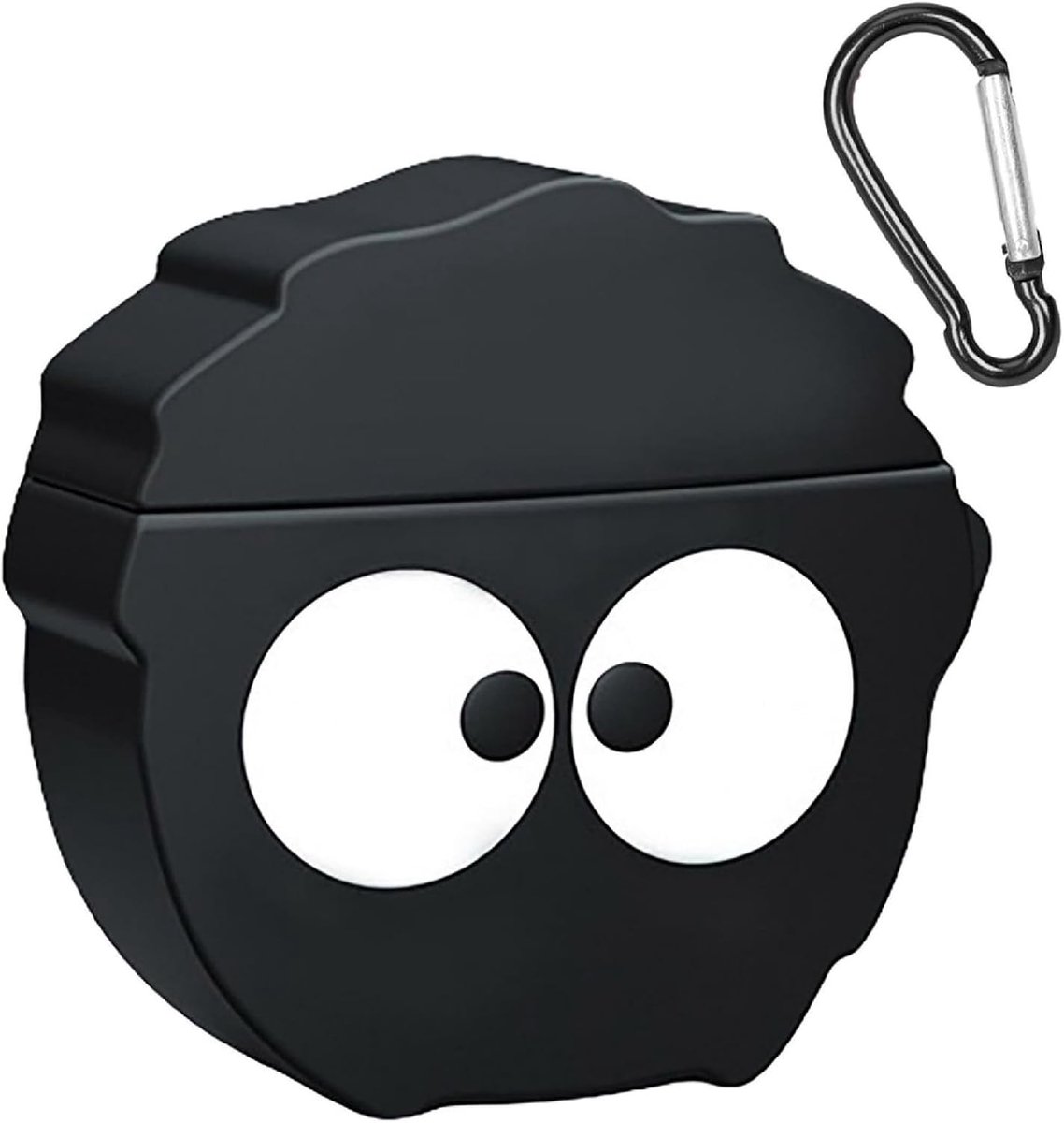 Schattig, grappig, cartoon, TPU, siliconen, beschermhoesje met sleutelring, voor dames en heren, briquette