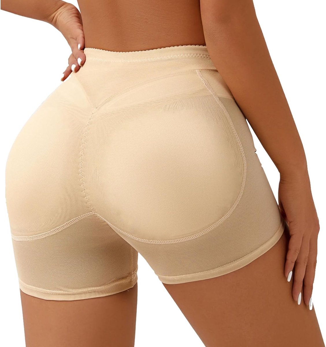 Slipje voor dames, vormgevend, push-up, shapewear, hip enhancer, gevoerd, onzichtbaar, figuurvormend, slipje