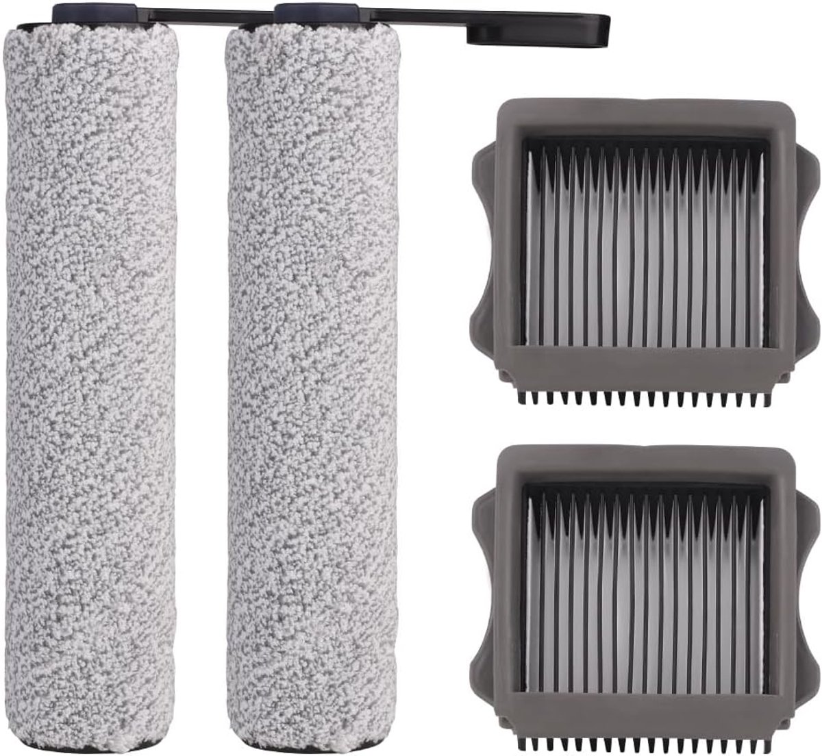 Set van 4 accessoires voor Tineco Floor One S5 / S5 Pro / S5 Pro 2 / S5 Extreme nat droog borstelrol reserveborstels accu-nat-droogstofzuiger