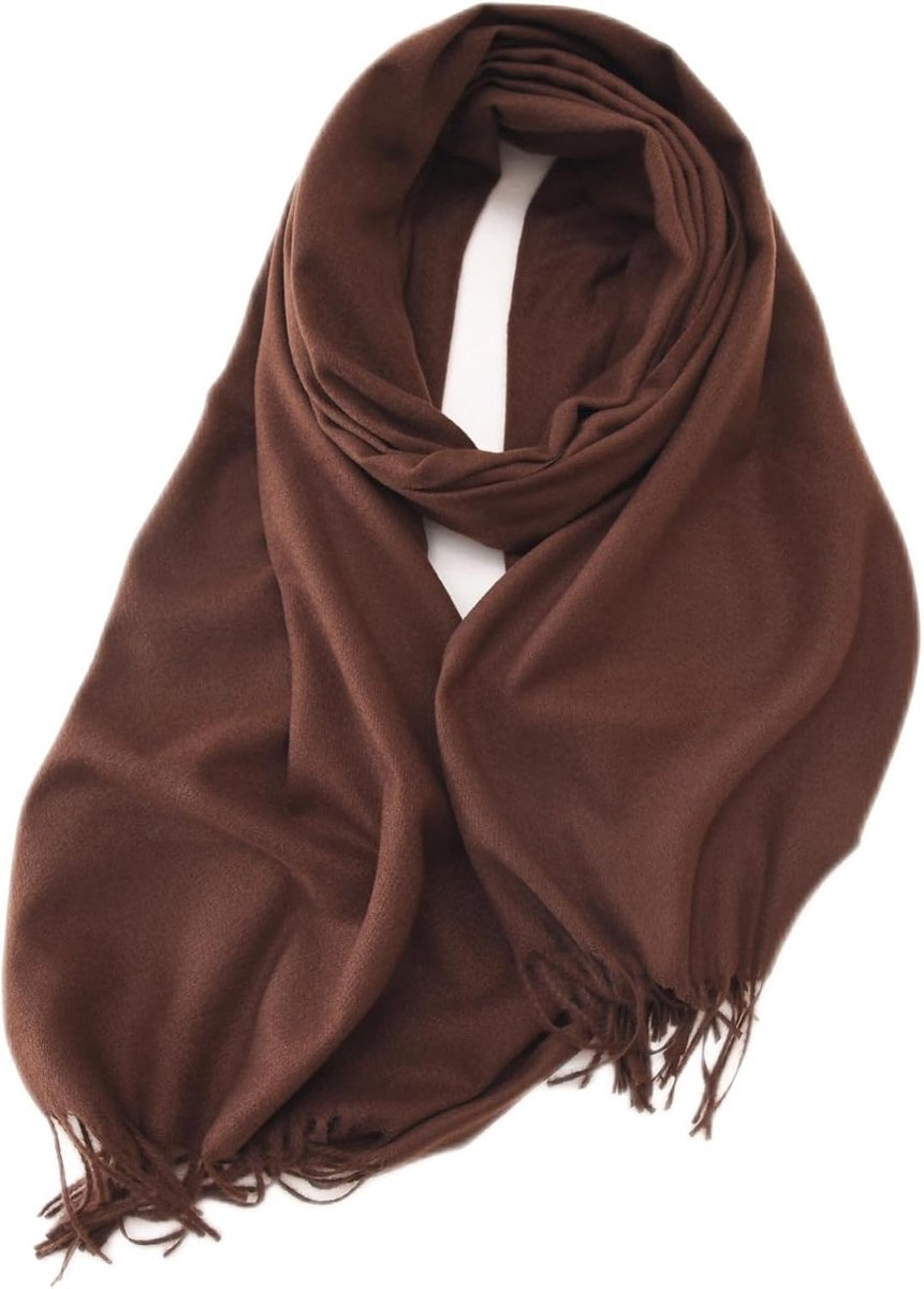XXL Sjaal voor Dames & Heren - Kasjmier & Merino Gevoel - Super Zachte Pashmina 180x65 cm voor Winter & Herfst - Elegante Omslagdoek, Stola voor Bruiloft & Feest