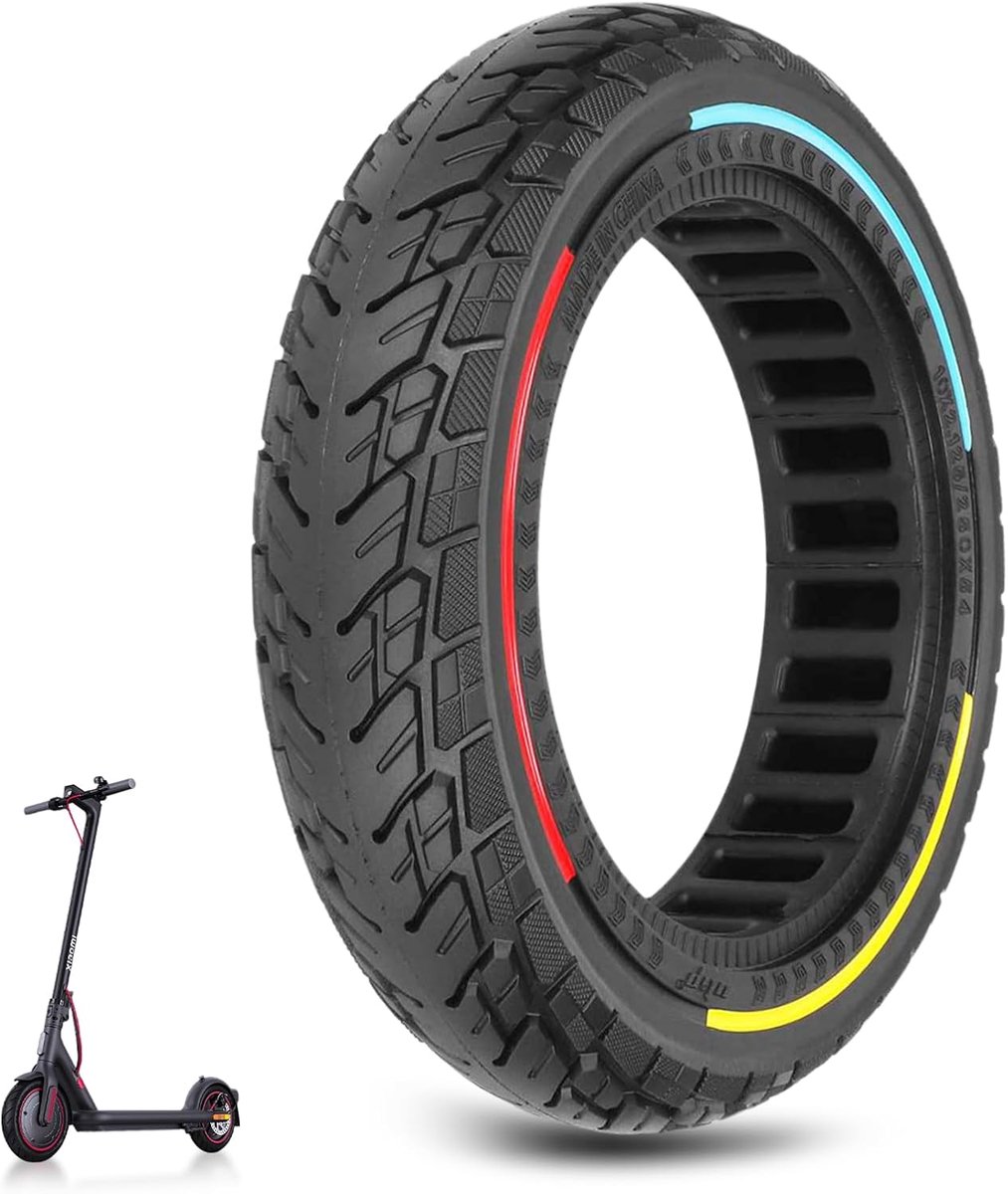 250 x 54 massieve banden voor Xiaomi 4 Pro 4 Lite (1e generatie), 10 x 2,125 reservebanden voor Ninebot F20 F25 F30 F40 10 inch step (meerkleurig-1 stuk)