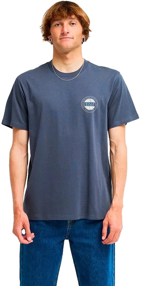 Billabong Rotor T-shirt Met Korte Mouwen L Man Blauw