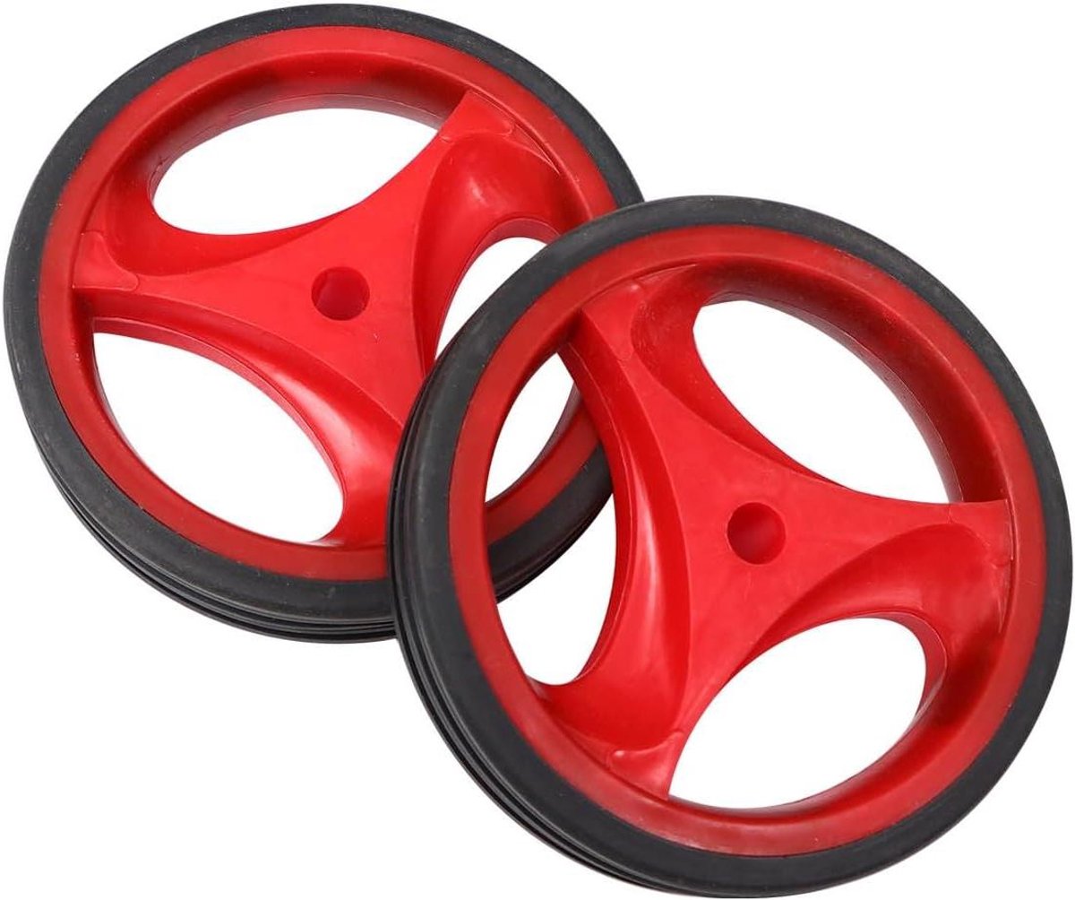 Kinderfiets Zijwielen Stevige Steunwielen Veilig Leren Fietsen Met Knipperlicht 2 inch Rood