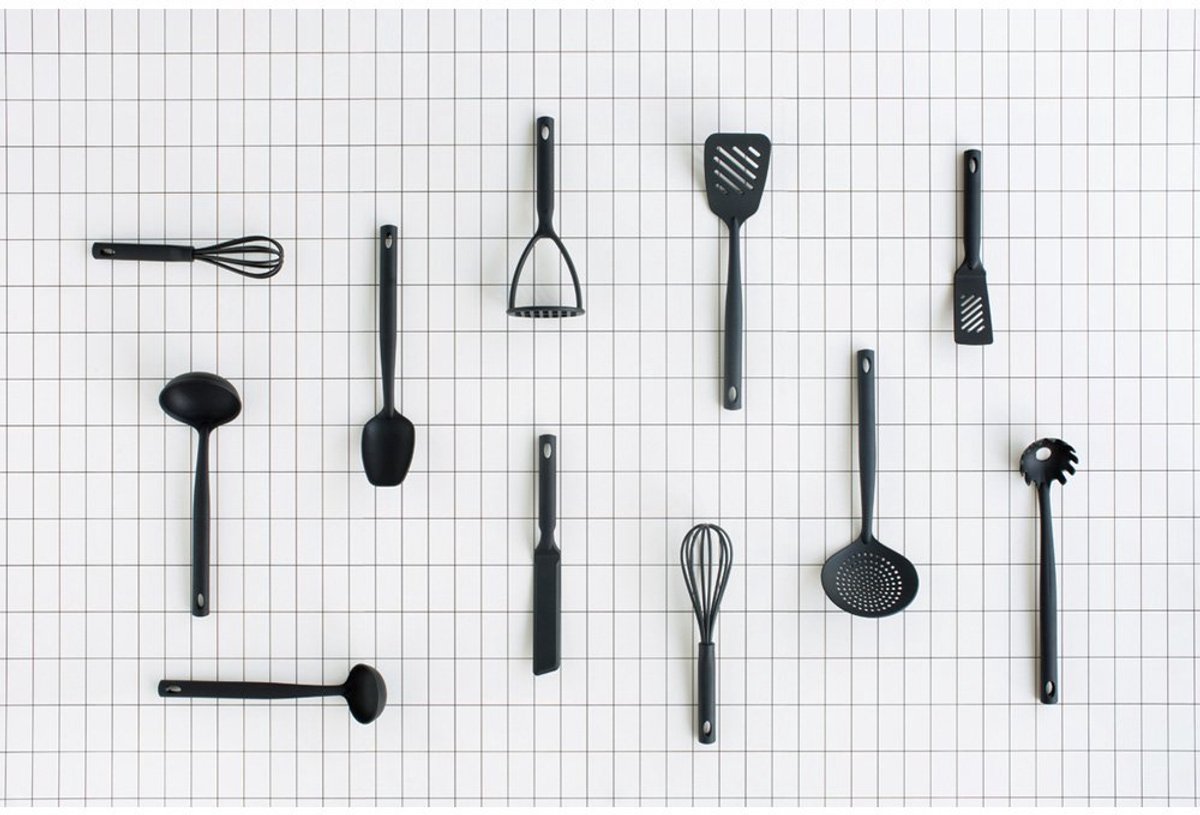 Set van 2 nylon pannenspatels