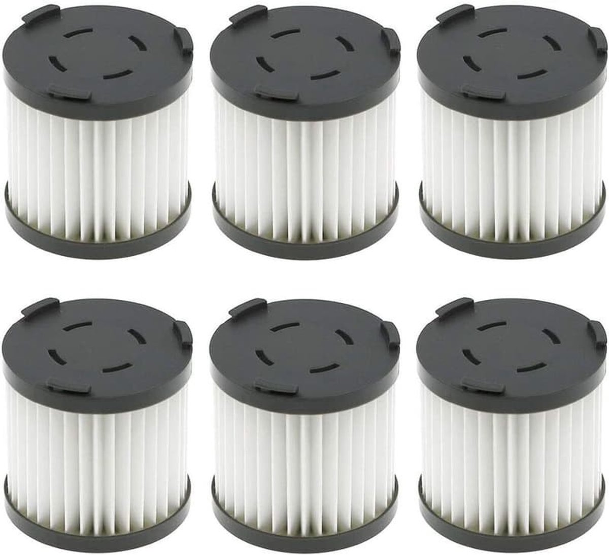 Set van 6 HEPA-filters Geschikt voor de draadloze stofzuigers Jimmy JV51, CJ53 en C53T.