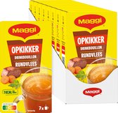 MAGGI Opkikker Drinkbouillon Rundvlees - 8 doosjes x 7 zakjes - Voordeelverpakking