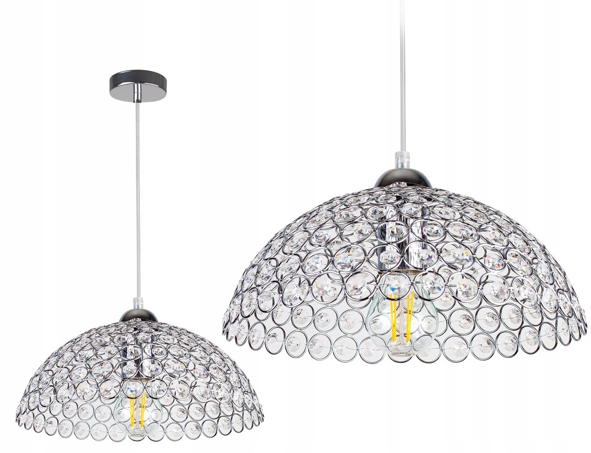 Merkloze Hanglamp Kristal Chroom - Stijlvol en Modern