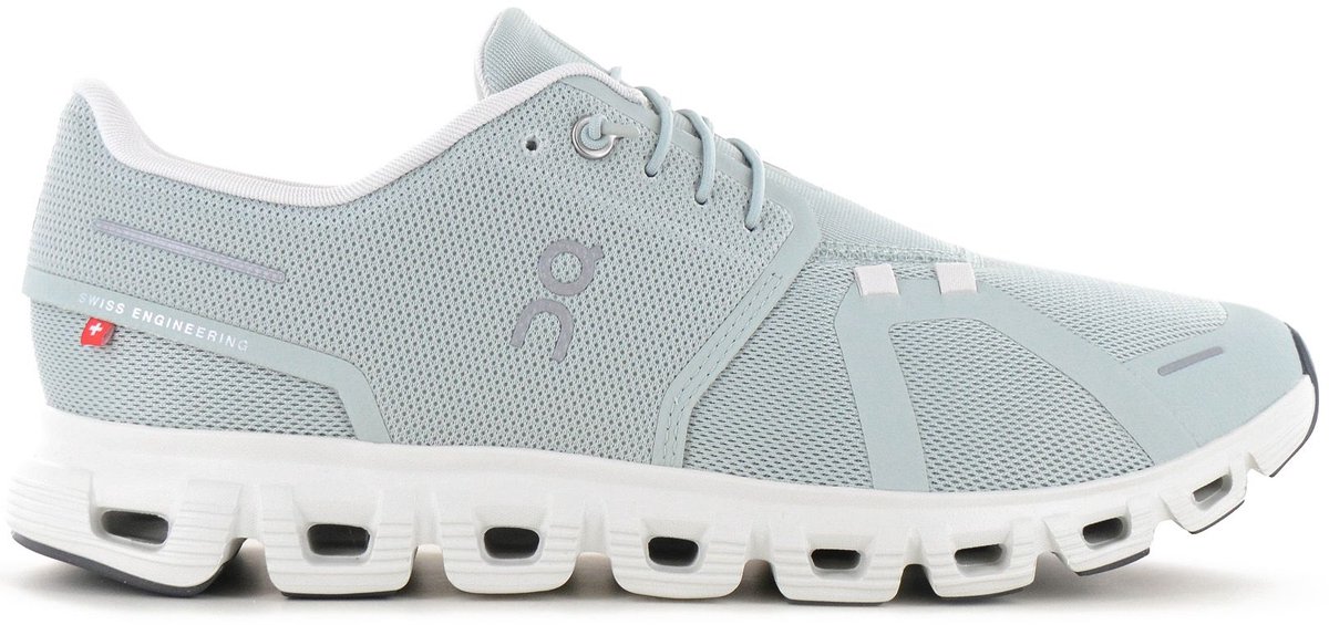 ON Running Cloud 6 - Heren Sneakers Sport Schoenen Mineral-Ice 3MF10072288 , Maat: EU 47.5 US 12.5