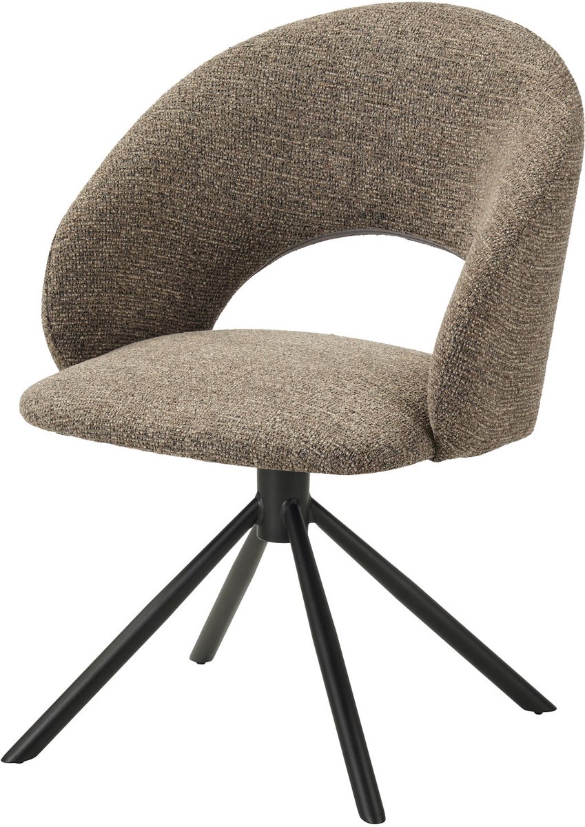 Home67 Eetkamerstoel Nova - Taupe/Grijs 440