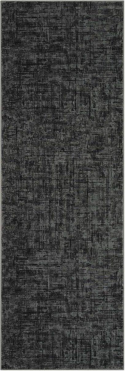 Modern Vloerkleed - Wasbaar Antislip Fluweelzacht - Zwart - 160x230 cm