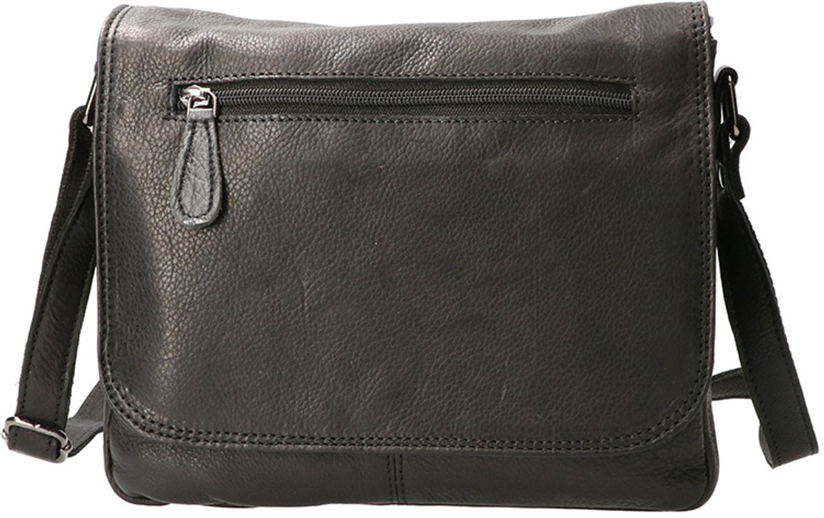 Shoulder flap bag natural