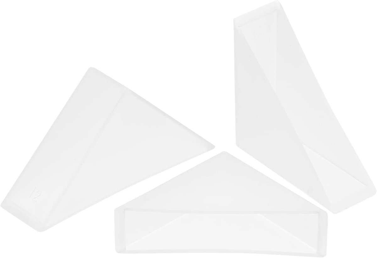 50 stuks randbescherming van kunststof, 12 x 50 mm, kussens voor hoekbescherming van glas, spiegels, tegels, wit