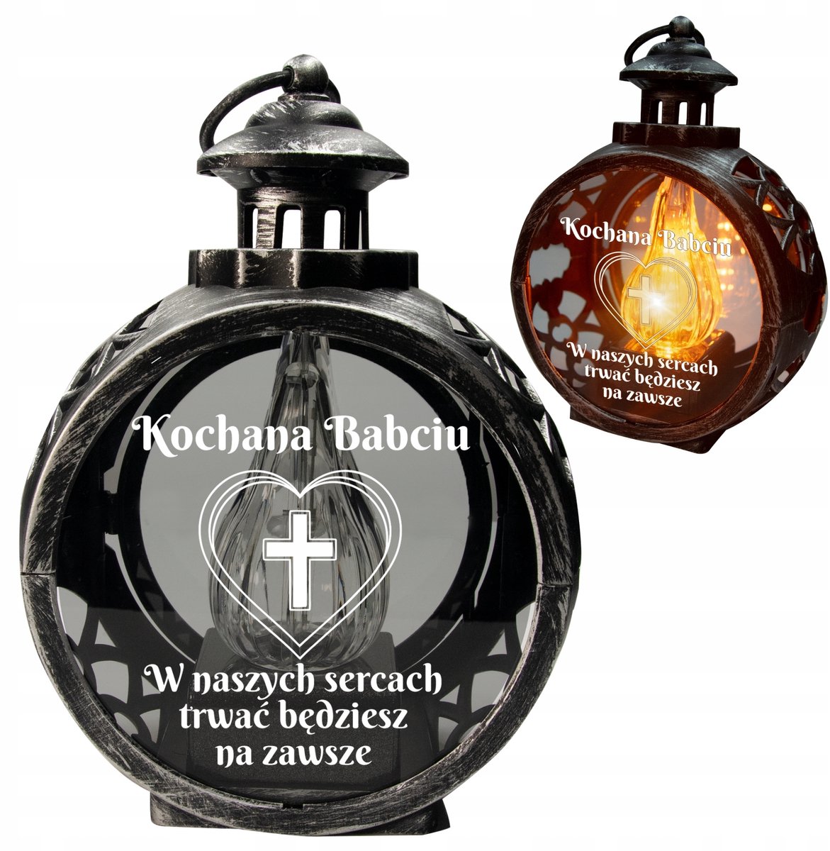 Merkloze Graf Lantaarn LED - Ronde Decoratie voor Begraafplaats