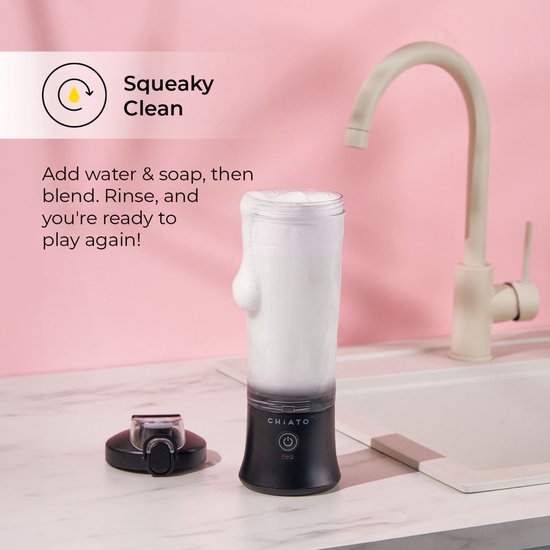 CHiATO blendPLAY Travel Draagbare blender, 600ml, Zwart van Merkloos — afbeelding 2