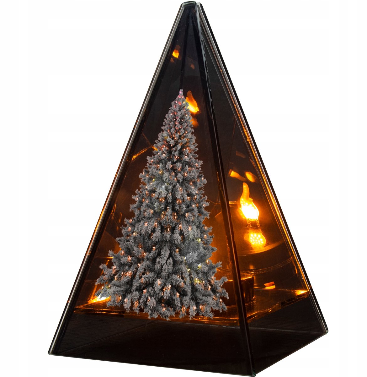 LED Graf Lampion Kerstboom Vlam Effect - 20cm Hoog