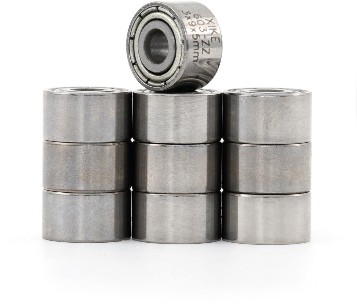 SolidKeus - Ball Bearing 603ZZ 3x9x5mm met Metaalafsluitingen - Set van 10