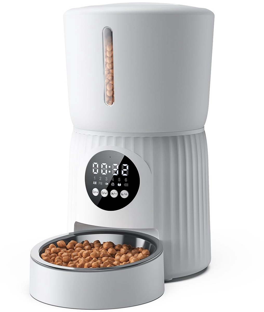 SolidKeus - 4L Automatische Voederdispenser voor Katten en Honden
