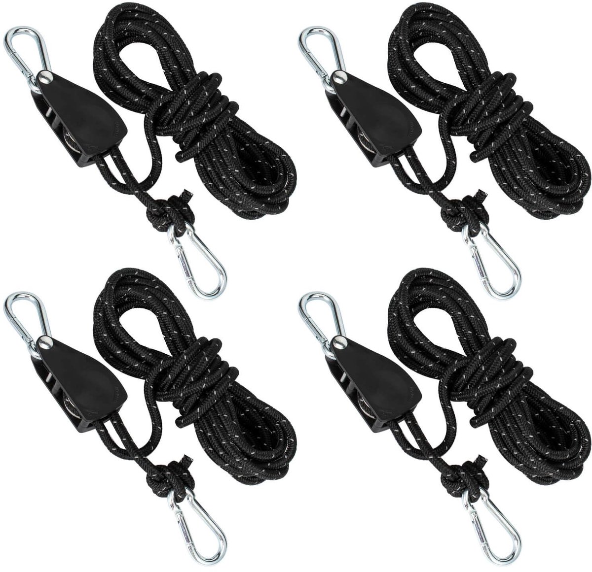 SolidKeus - Katrol met Kabelspanner en 4m Touw
