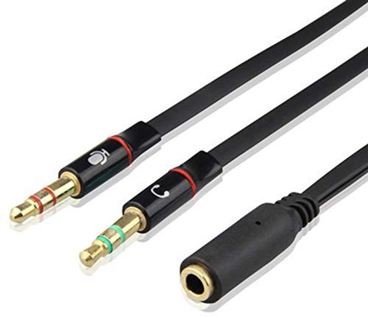 SolidKeus - 3.5mm Male naar Single Female Audio Splitter Kabel