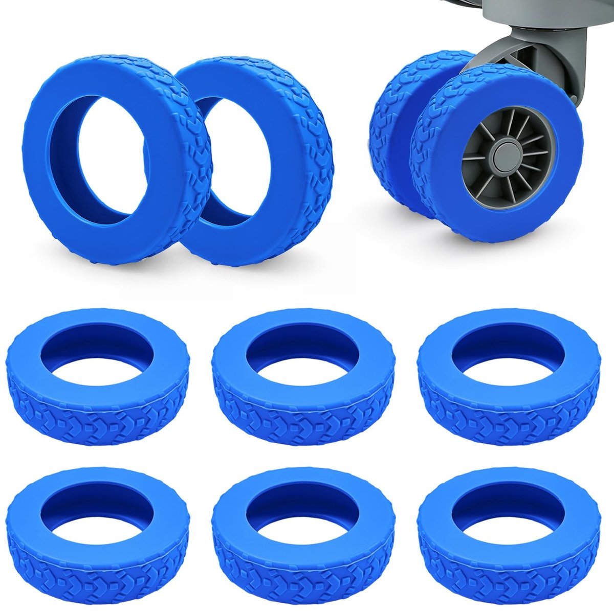SolidKeus - Silicone Wielbeschermer Blauw