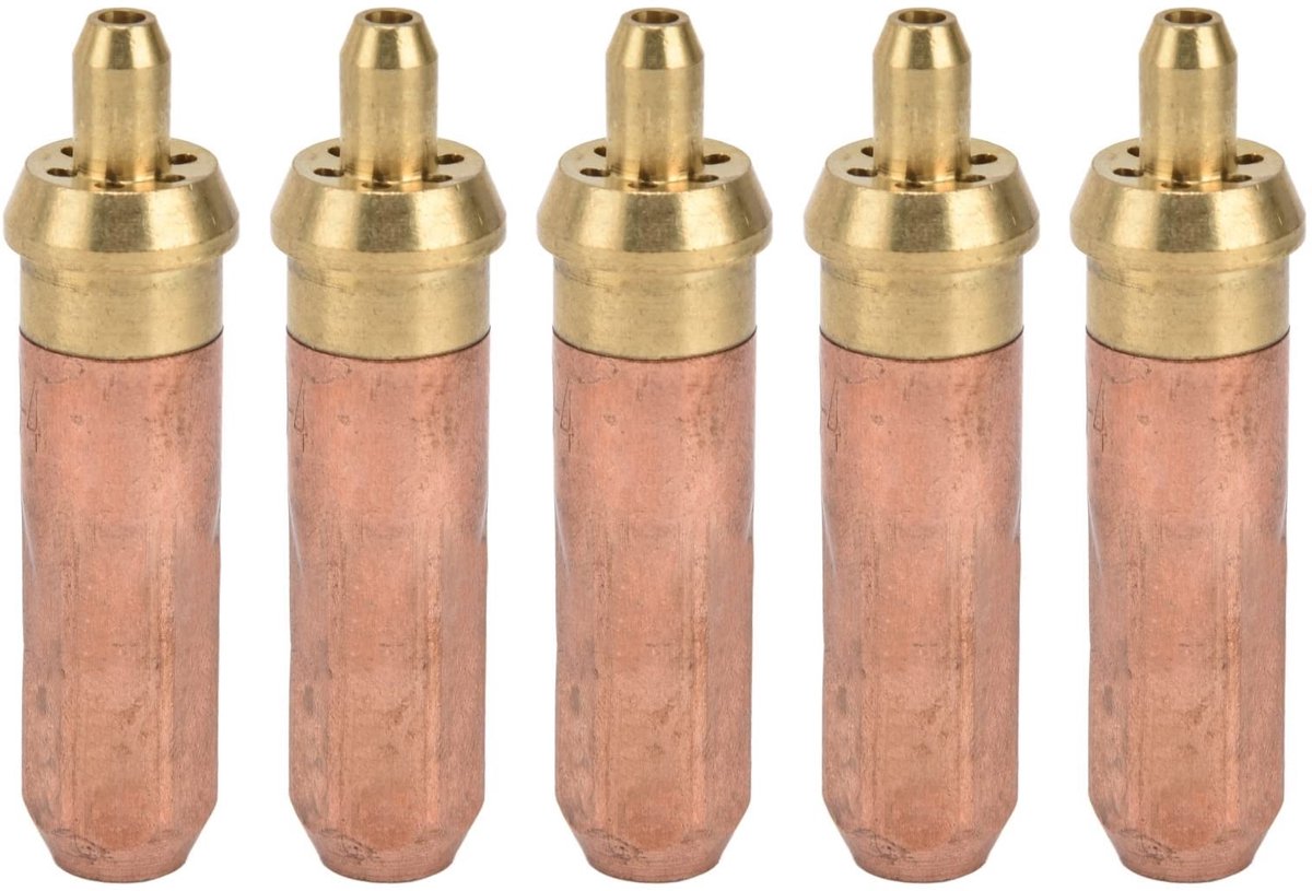 SolidKeus - Professionele Acetyleen Snijpuntset, 5 Stuks