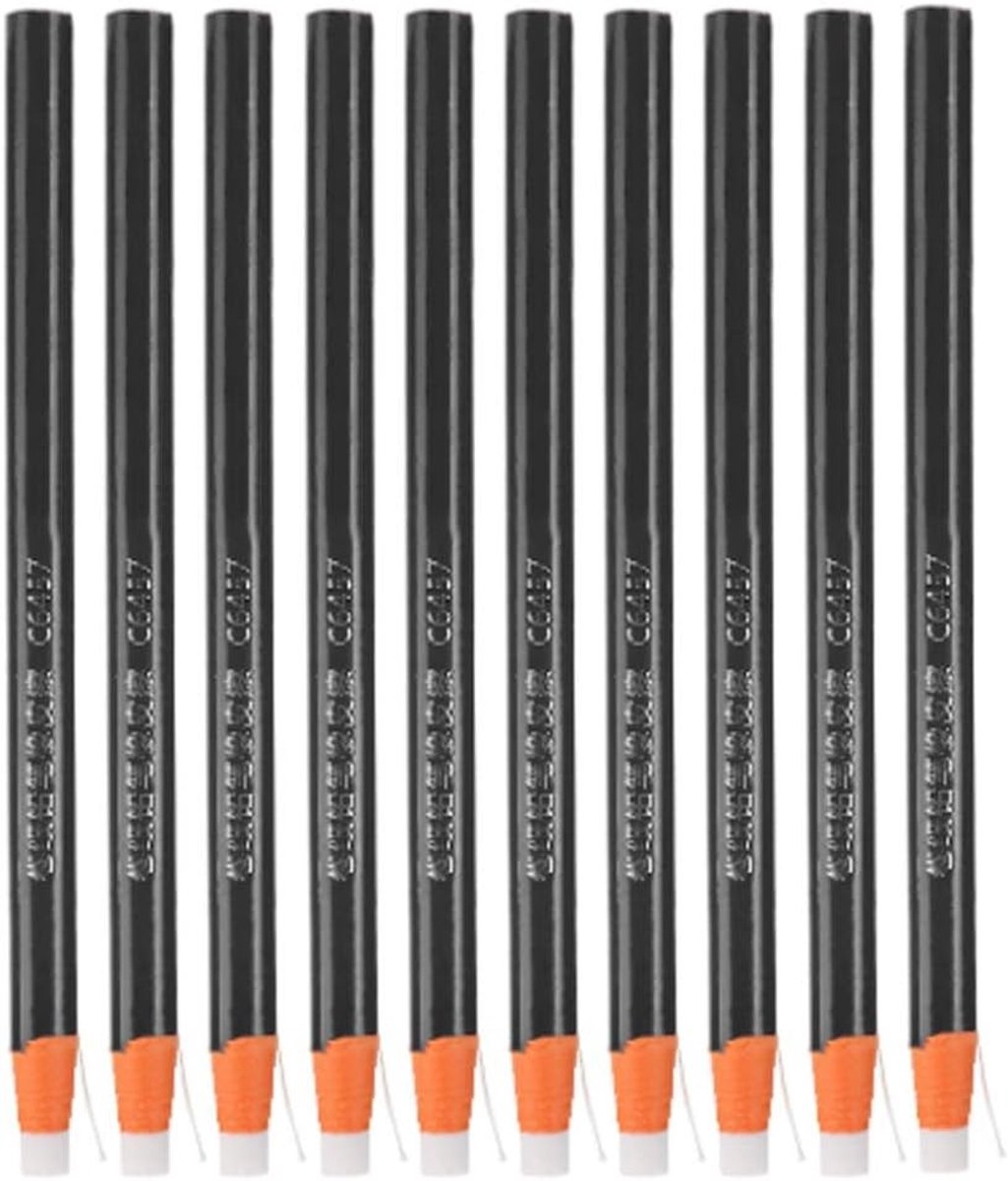 Set van 10 Fijne Treklijn Gum voor Tekeningen en Schilderijen, Perfect voor Potloodschetsen en Kunstprojecten