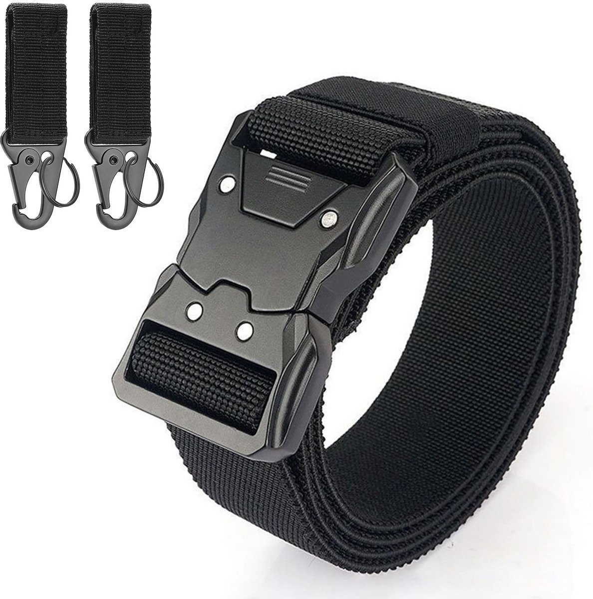 SolidKeus - Militaire Nylon Tactical Belt voor Mannen met Snelsluiting