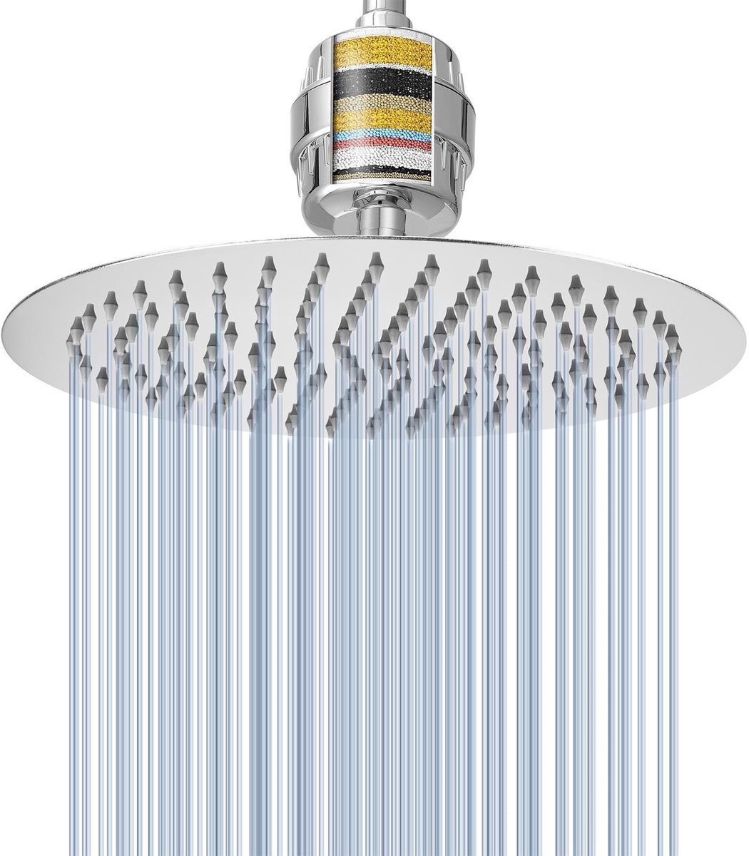 SolidKeus - Ronde Regen Douchekop met Waterfilter