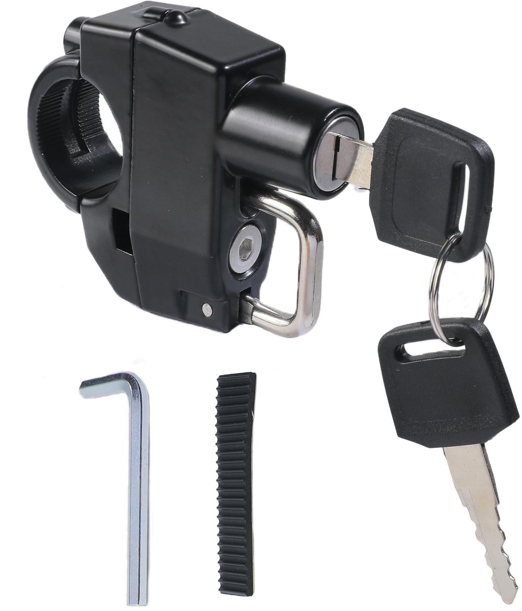 SolidKeus - Universeel Motorhelmslot met Sleutels