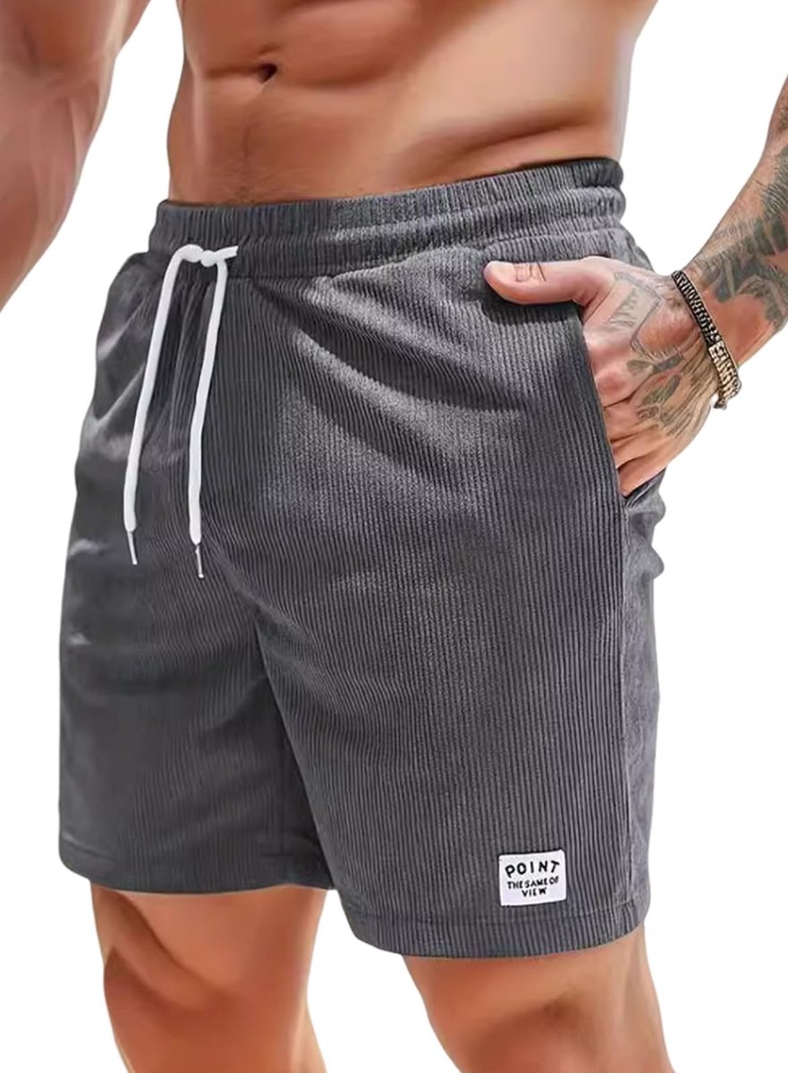 SolidKeus - Casual Zomer Shorts voor Heren, Mode Lounge Shorts met Zakken