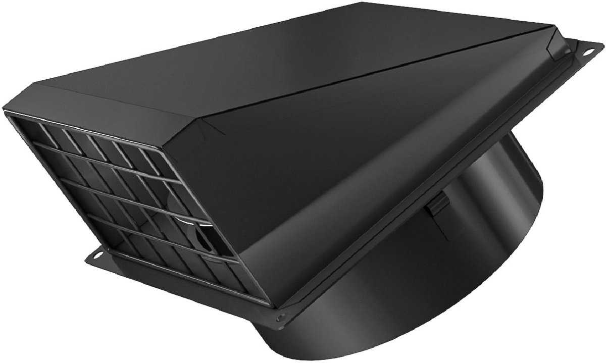 SolidKeus - Ventilatierooster met Geïntegreerde Controleklep van RVS