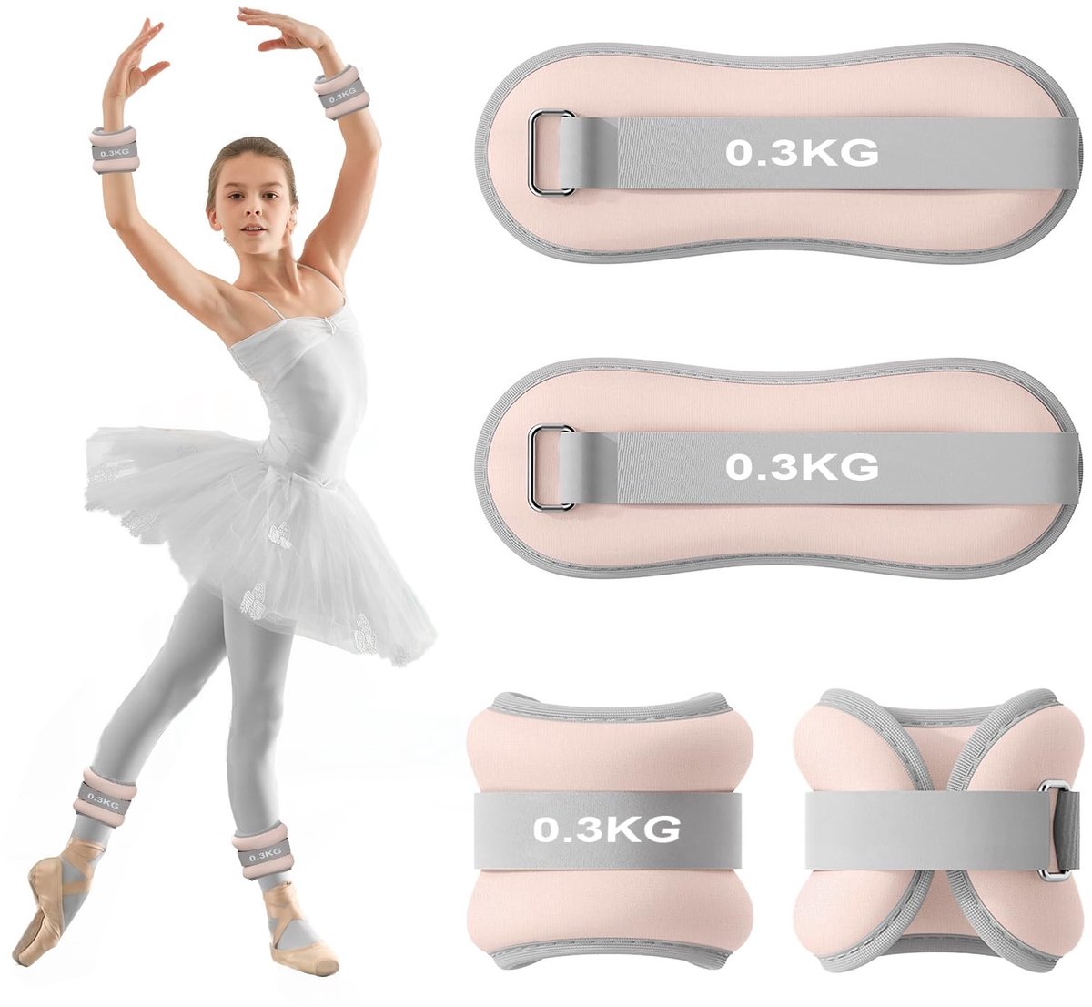 SolidKeus - 2-pack Gewicht Cuffs voor Kinderen en Beginners