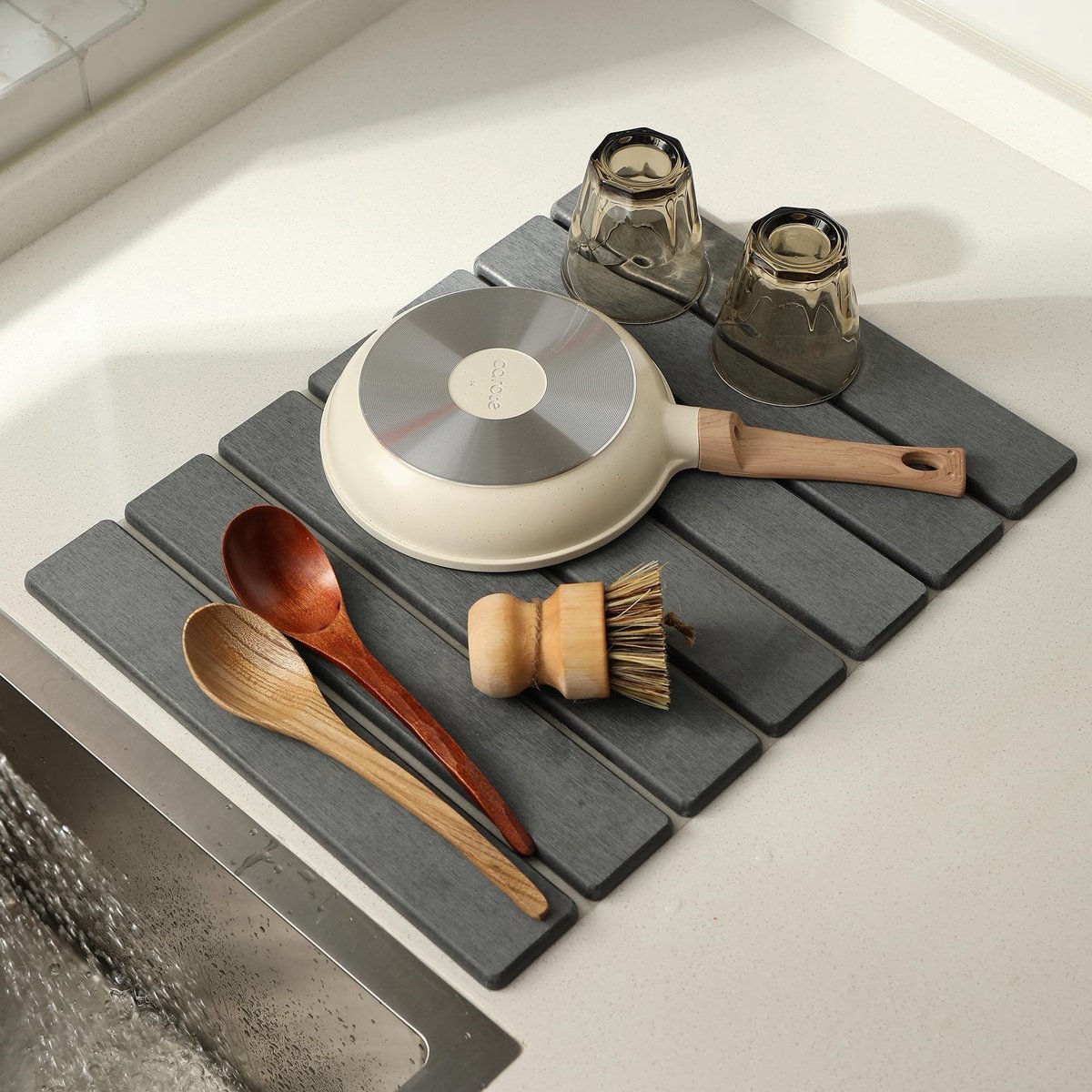 SolidKeus - Diatomaceous Draining Mat voor Keuken