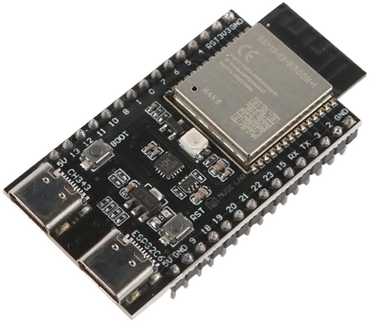 SolidKeus - ESP-32 C6 Microcontroller Ontwikkelbord met WiFi en Bluetooth