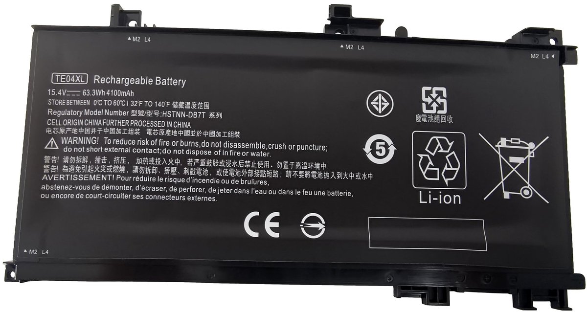 SolidKeus - Laptop Accu voor HP Omen 15-ax200 Pavilion 15-bc200