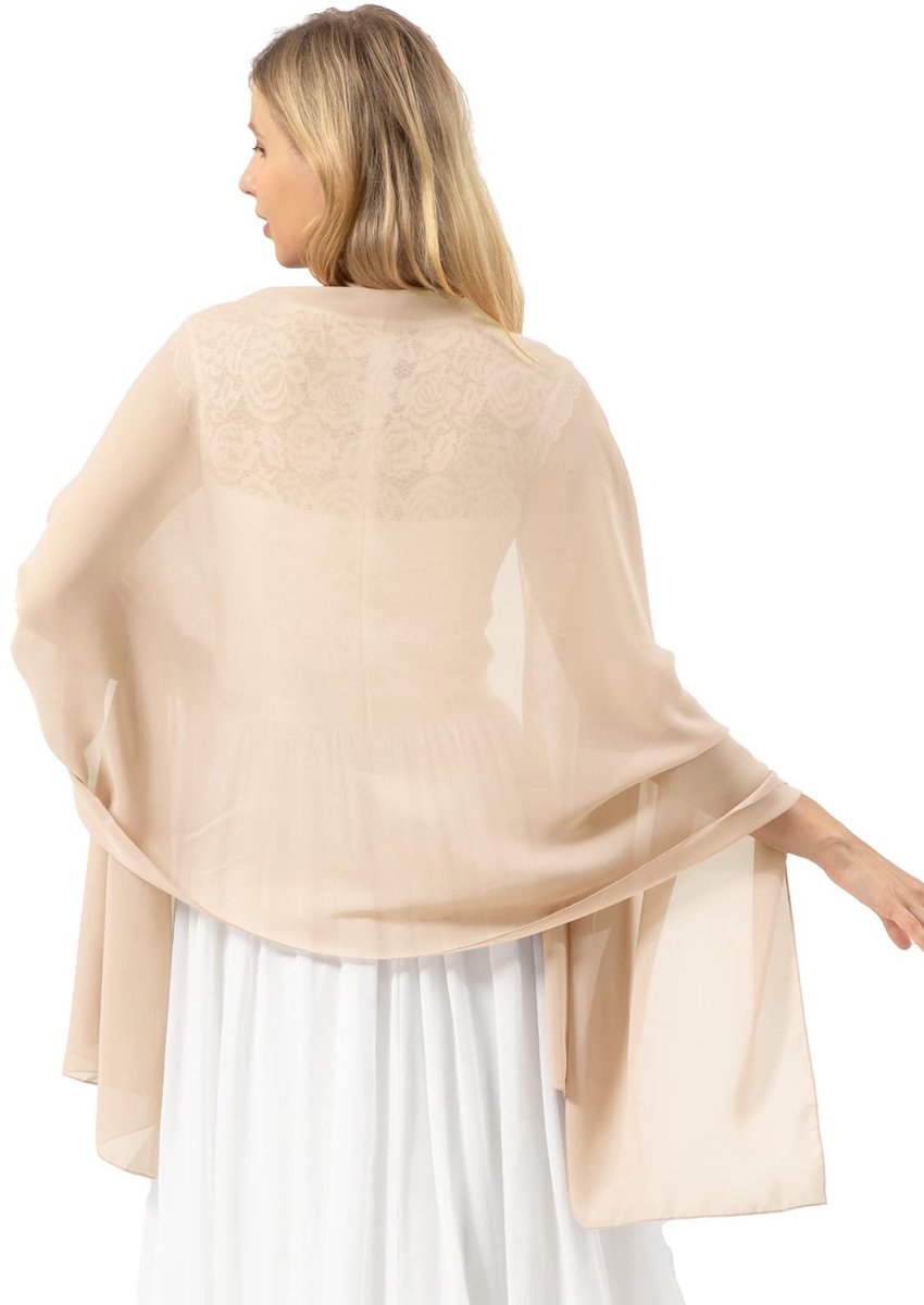 SolidKeus - Elegante Chiffon Sjaal voor Dames