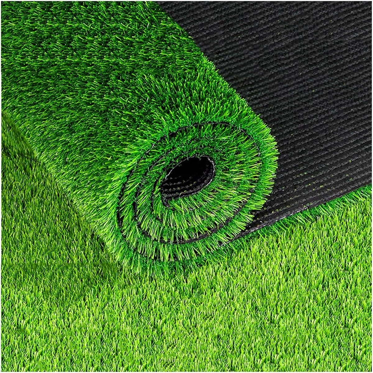 Kunstgrasmat - Synthetisch gazon - Balkon decoratie - Weerbestendig - 1 x 6 m - Groen