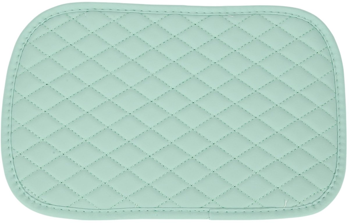 Dailygoods - Car Center Console Cover Auto Armsteun Cover 31 cm x 20 cm x 1 cm Licht Groen Faux Leer