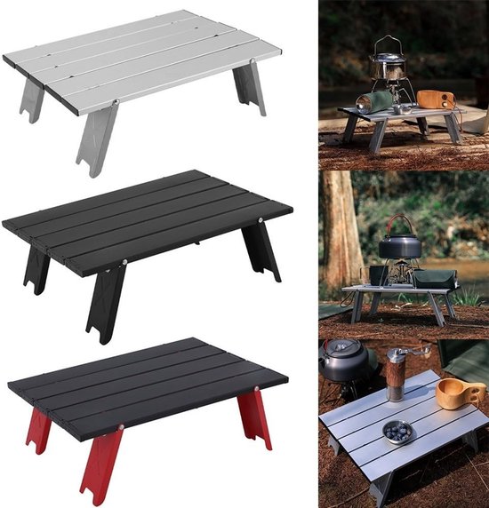 Dailygoods- Klaptafel Draagbaar - Opvouwbare Aluminium Tafel - Campingtafel - Picknicktafel - Lichtgewicht - Compact en Duurzaam van Dailygoods — afbeelding 3