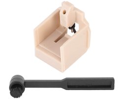 Dailygoods - Vervangende Stylus - Platenspeler-stylus - Eenvoudige installatie - Ovale punt - Koolstofvezel - Geschikt voor Technica AT LP60X - Model...