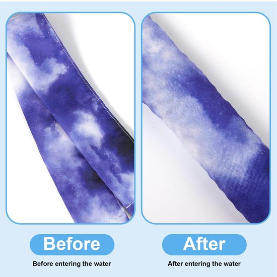 Store_8 - Verkoelende Nekwraps - Koelende Sjaal - Ideaal voor Warm Weer - 63x5cm - Perfect voor Wandelen en Paardrijden - Set van 6 van store-8 — afbeelding 4