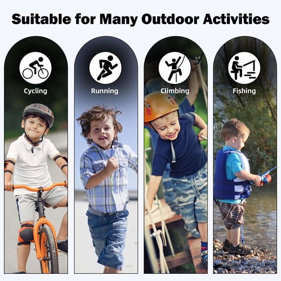 Dailygoods- Fietsbril Kinderen - 3 Stuks - UV400-Bescherming - Onbreekbare Glazen - Ideaal voor Buitensporten - Inclusief Opberghoes - Zonnebril van Dailygoods — afbeelding 5