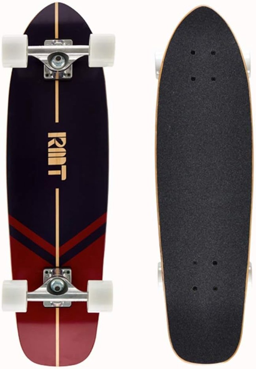 Compleet Skateboard Surfboard Stijl Buiten Rijden 7-laags Esdoorn Dek 73x20cm