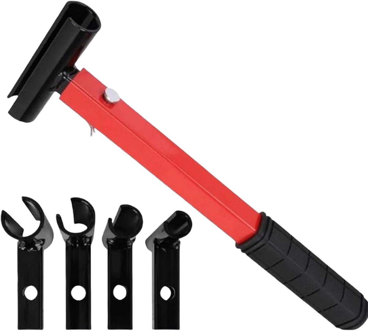 Deurscharnier Gereedschap - Scharnier Versteller - Deuren Repareren - 4-in-1 Instelmoer - 14-25 mm - Zwart